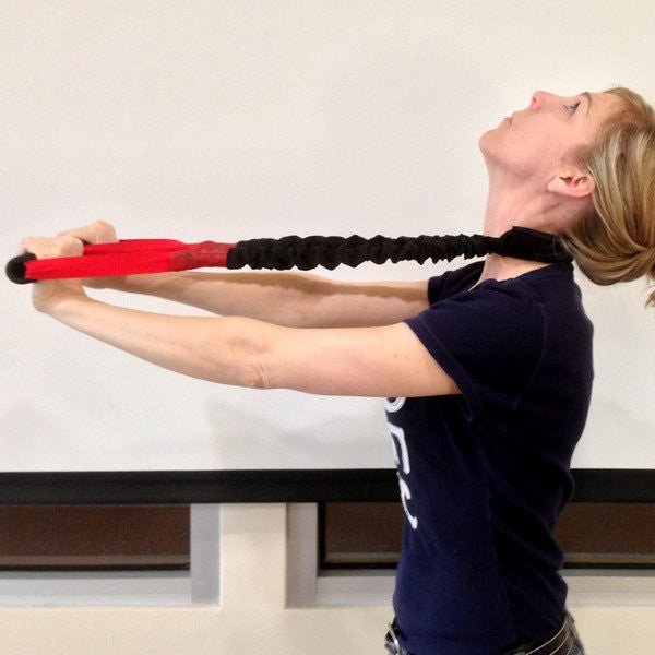 Pro-Lordotic Neck Exerciser - Original Stroops RED - Easy Pull